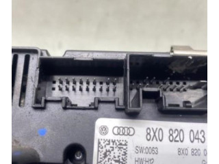 Блок управления климат-контролем 8X0820043B6PS Audi A1