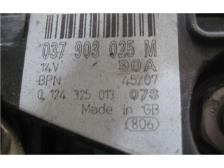 Генератор 037903025M, 0124325013 Skoda Fabia Mk2 (5J) для двигателя BXW