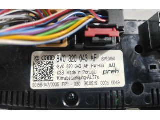 Блок управления климат-контролем 8V0820043AF, 901561470005 Audi A3 S3 8V