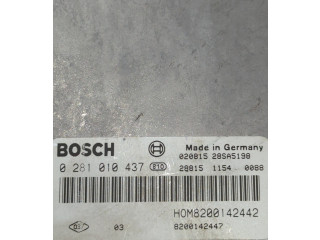 Блок управления двигателя 0281010437, 8200142447 Mitsubishi Carisma