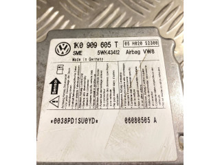 Блок подушек безопасности 1K0909605T Skoda Octavia Mk2 (1Z)