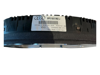 Панель приборов 8P0920982J, 81071521 Audi A3 S3 A3 Sportback 8P