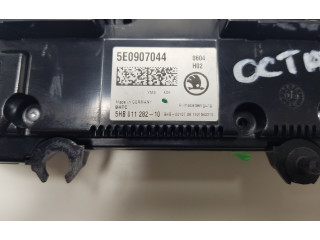 Блок управления климат-контролем 5E0907044, 5HB01128210 Skoda Octavia Mk3 (5E)