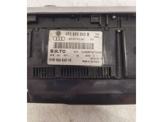 Блок управления климат-контролем 4F2820043B, 4F0910043 Audi A6 S6 C6 4F