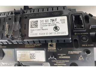Панель приборов 3V0920794F   Skoda Superb B8 (3V)       