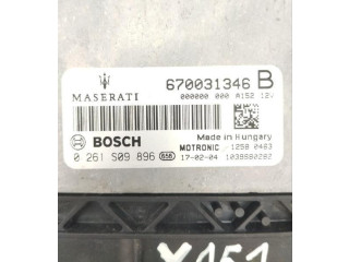 Řídící jednotka 670031346, 0261S09896 Maserati Levante 2017