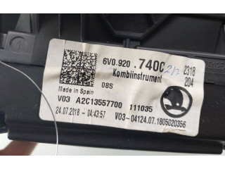 Панель приборов 6V0920740C   Skoda Fabia Mk3 (NJ)       
