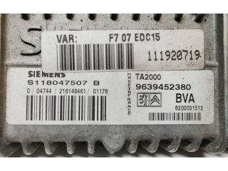 Блок управления коробкой передач 9639452380, 111920719   Citroen C5