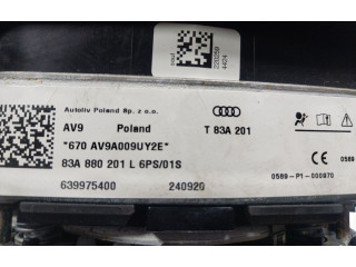 Подушка безопасности водителя 83A880201L6PS, 83A880201L   Audi Q3 F3