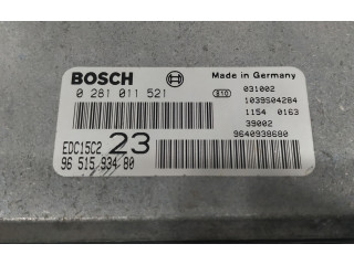 Блок управления двигателя 0281011521   Citroen Xsara