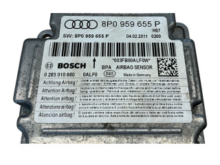 Блок подушек безопасности 8P0959655P, 0285010680 Audi A3 S3 A3 Sportback 8P