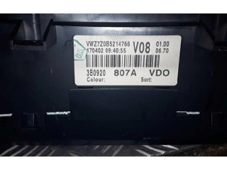 Панель приборов 3B0920807A   Volkswagen PASSAT       