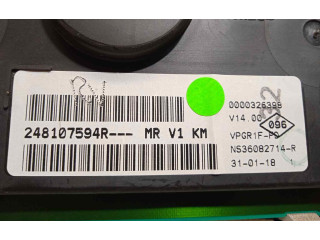Панель приборов 248107594R Dacia Dokker