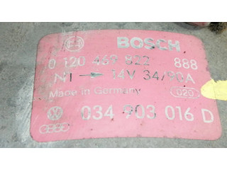 Генератор 0120469822, 034903016D Audi 80 90 B3 2.2