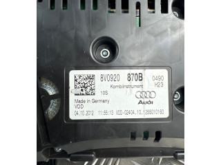 Панель приборов 8V0920870B, VDD02404 Audi A3 S3 8V