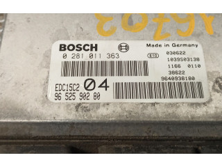 Блок управления двигателя 9652590280, 0281011363   Fiat Ulysse