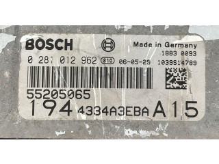 Řídící jednotka 0281012962, 0281012962 Fiat Croma 2009