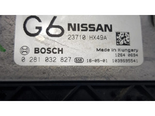 Řídící jednotka 23710HX49A, 0281032827 Nissan Qashqai 2016
