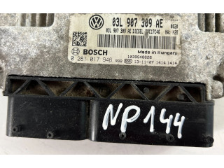 Блок управления двигателем Блок управления 03L907309AE, 0281017946   Volkswagen PASSAT B7