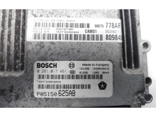 Блок управления двигателя P05150625AB, 0281017461 Jeep Grand Cherokee