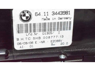 Блок управления климат-контролем 64113443981, 64113455805   BMW X3 E83