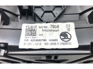 Панель приборов 6V0920700B   Skoda Fabia Mk3 (NJ)       
