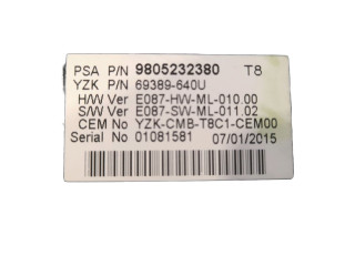 Панель приборов 9805232380   Peugeot 5008       