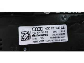 Блок управления климат-контролем 4G0820043CB Audi A6 S6 C7 4G
