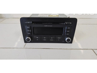 Радио/ проигрыватель CD/DVD / навигация 8P0035186AB Audi A3 S3 A3 Sportback 8P