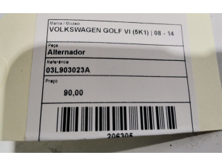 Генератор 03L903023A Volkswagen Golf VI