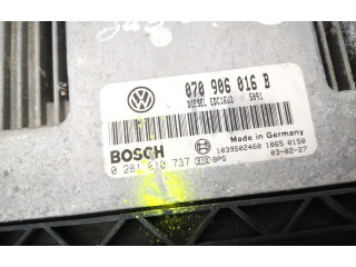 Блок управления двигателя 070906016b, 0281010737   Volkswagen Phaeton