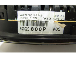 Панель приборов 6Q0920800P Volkswagen Polo IV 9N3
