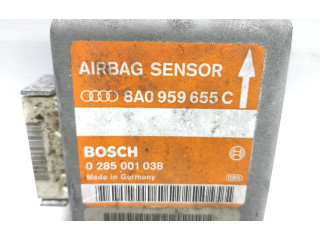 Блок управления надувных подушек 8A0959655C, 0285001038 Audi A4 S4 B5 8D