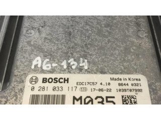 Блок управления двигателя 391102FBB6, 0281033117 KIA Sorento