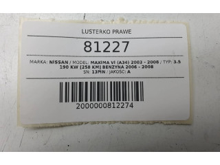 Zpětné zrcátko Nissan Maxima A34 2005 13PIN