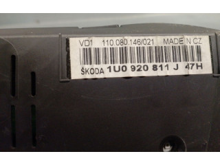 Панель приборов 1U0920811J, 110080146021 Skoda Octavia Mk2 (1Z)