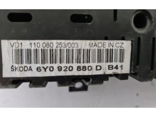 Панель приборов 6Y0920881E, 110080253 Skoda Fabia Mk1 (6Y)