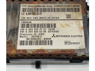 Экран/ дисплей / маленький экран A2048202697 Mercedes-Benz GLK (X204) 2012