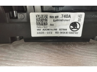 Панель приборов 6V0920740A, A2C96141700 Skoda Fabia Mk3 (NJ)