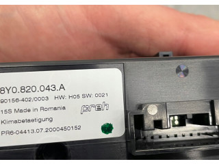 Блок управления климат-контролем 8Y0820043A   Audi A3 8Y