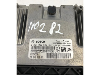 Блок управления двигателя 9807885980, 0281030546 Peugeot 2008 I