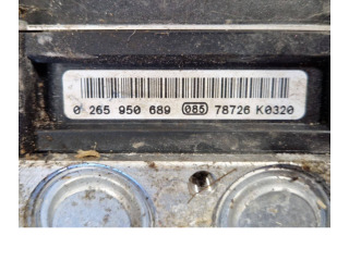 Блок АБС 0265950689, 78726K0320 Skoda Fabia Mk2 (5J) 2007 - 2014 года