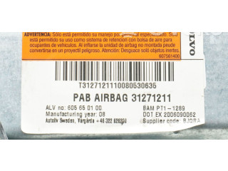 Подушка безопасности пассажира 31271211, 31271211 Volvo S80