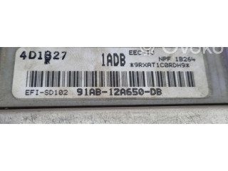 Блок управления двигателя 91AB12A650DB, 4D1B27   Ford Sierra