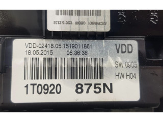 Панель приборов 1T0920875N, 1T0920875N Volkswagen Touran II