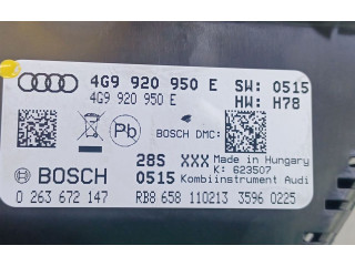 Панель приборов 4G9920950E, 0263672147   Audi A6 C7       