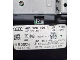 Přístrojová deska  Audi A8 S8 D4 4H 2010 4H0920850A, 0263670020  