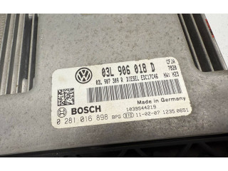 Блок управления двигателя 03L906018D   Volkswagen Touran II