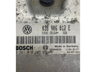 Блок управления двигателя 038906012E, 28SA4833 Skoda Octavia Mk1 (1U)