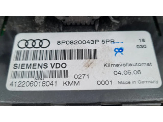Блок управления климат-контролем 8P0820043P   Audi A3 S3 A3 Sportback 8P